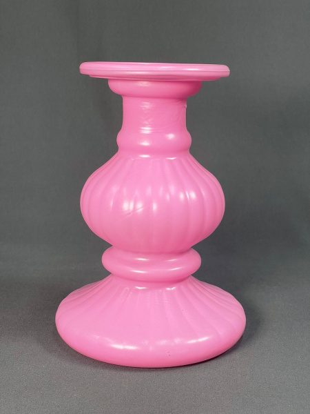 Подсвечник для больших свечей Сигурд-розовый Синатра-2